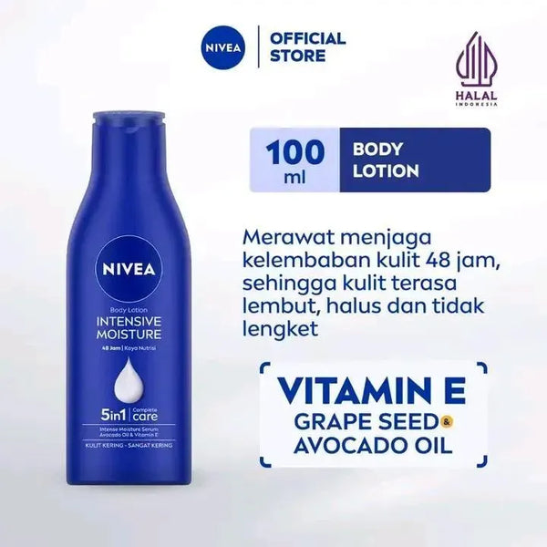 Nivea Intensive Moisture Body Lotion 100ml for Dry Skin